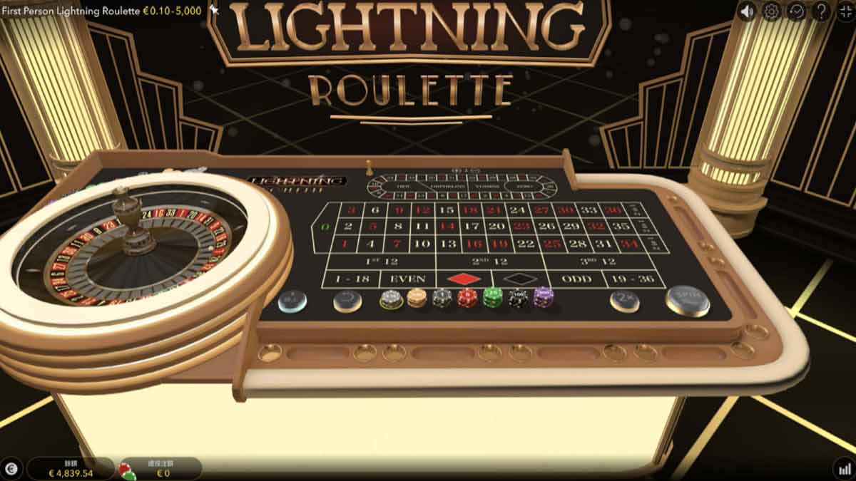 Lightning roulette live игра