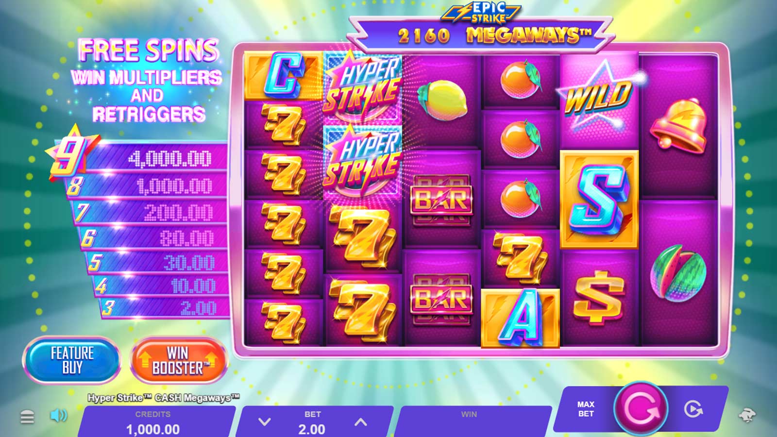 Hyper Strike CASH Megaways