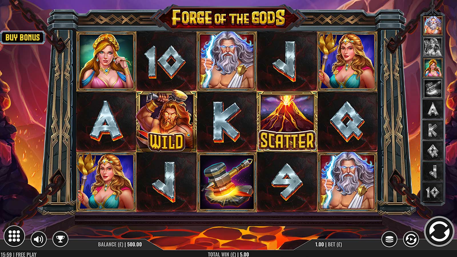 Forge of the Gods - LVBet.com