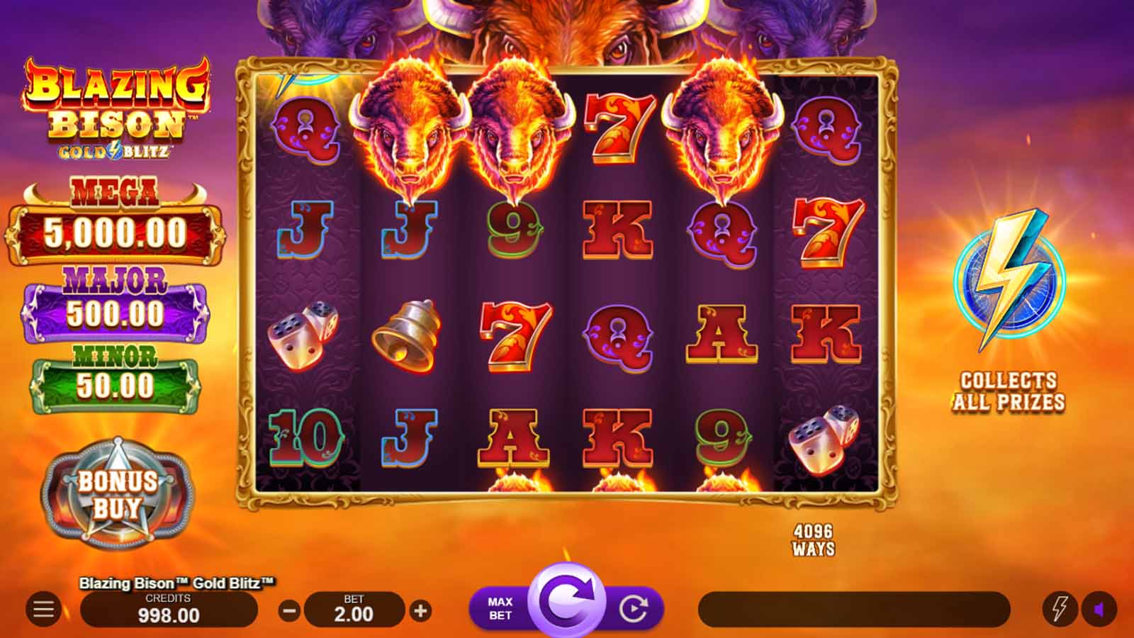 Blazing Bison Gold Blitz - LVBet.com