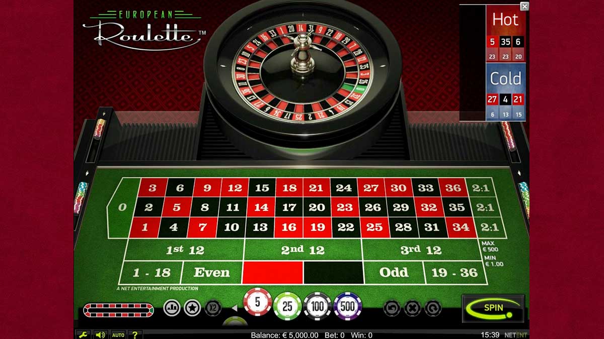 European Roulette Netent