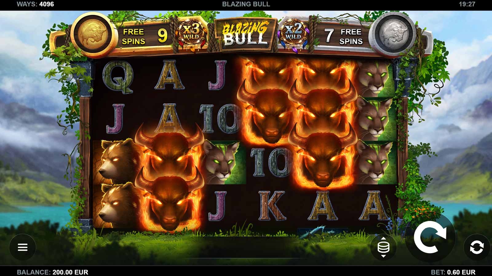 Blazing Bull Gamble Feature