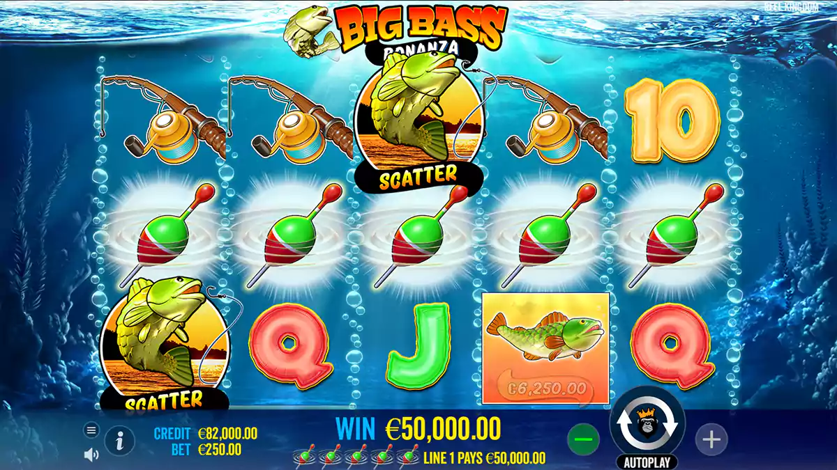 Fitur dan Bonus dari Permainan Slot Big Bass Bonanza 