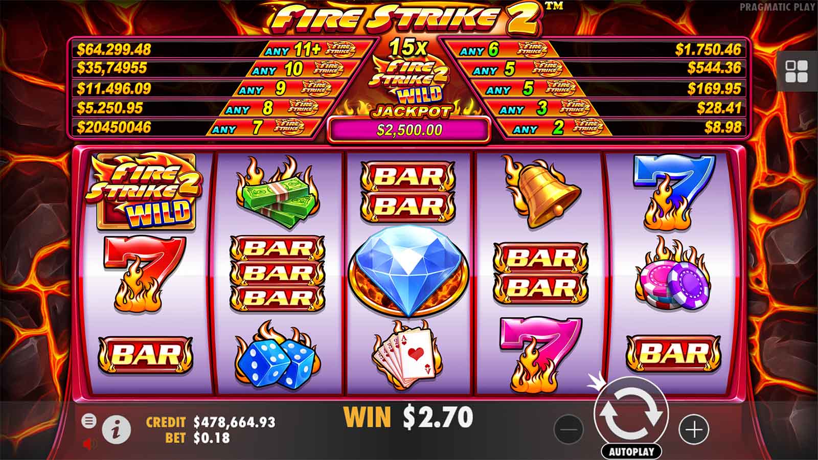 Fire Strike 2 - LVBet.com